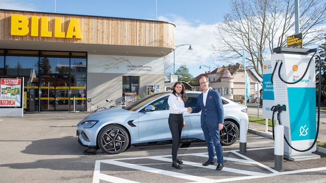 Shell Rewe Charging Station