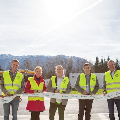 Shell LNG salzburg erffnung