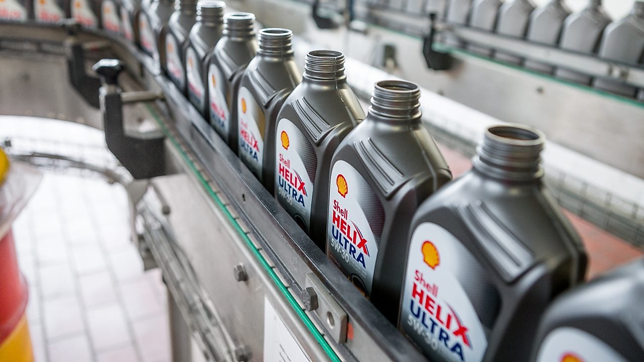 Shell Helix Falschen laufen am Fließband