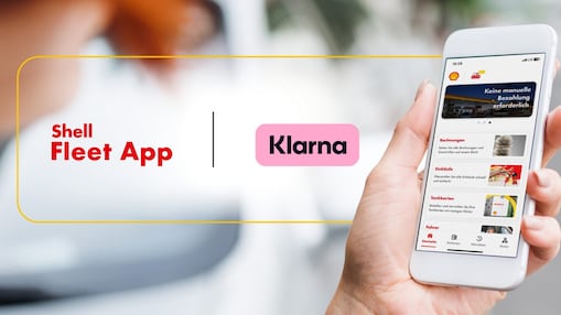 Shell Fleet App zahlbar mit Klarna