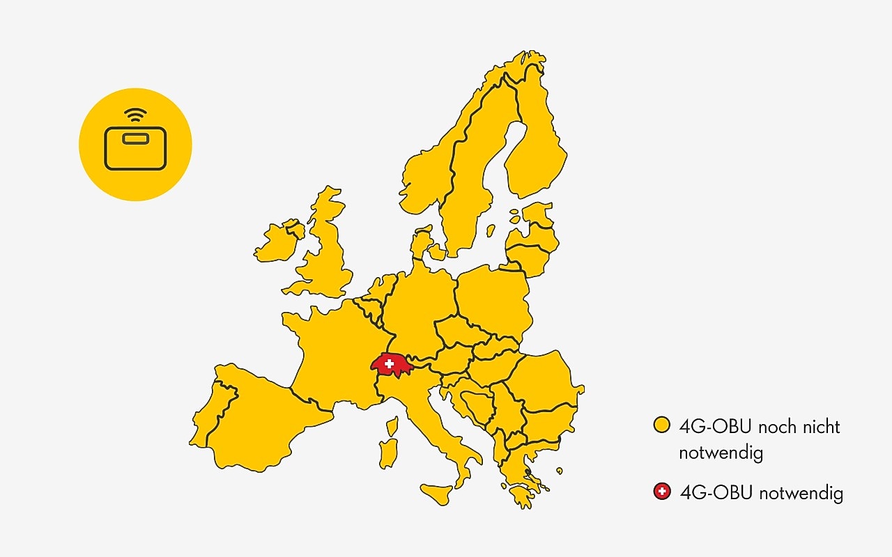Europakarte 4G-OBU notwendig bzw. nicht notwendig