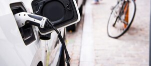 Ladestecker eines Elektroautos