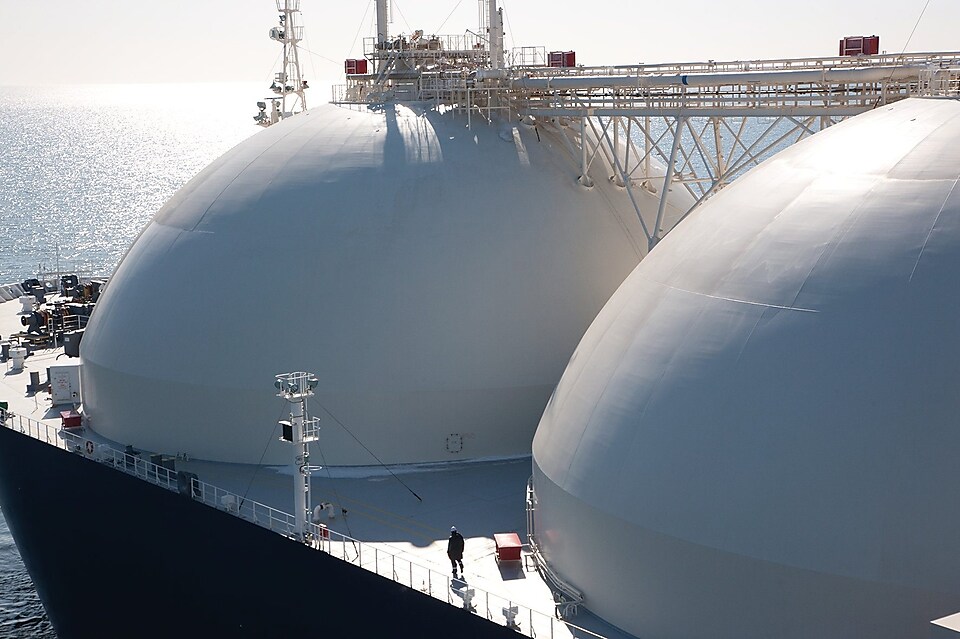 Spezialschiffe transportieren LNG über die Weltmeere