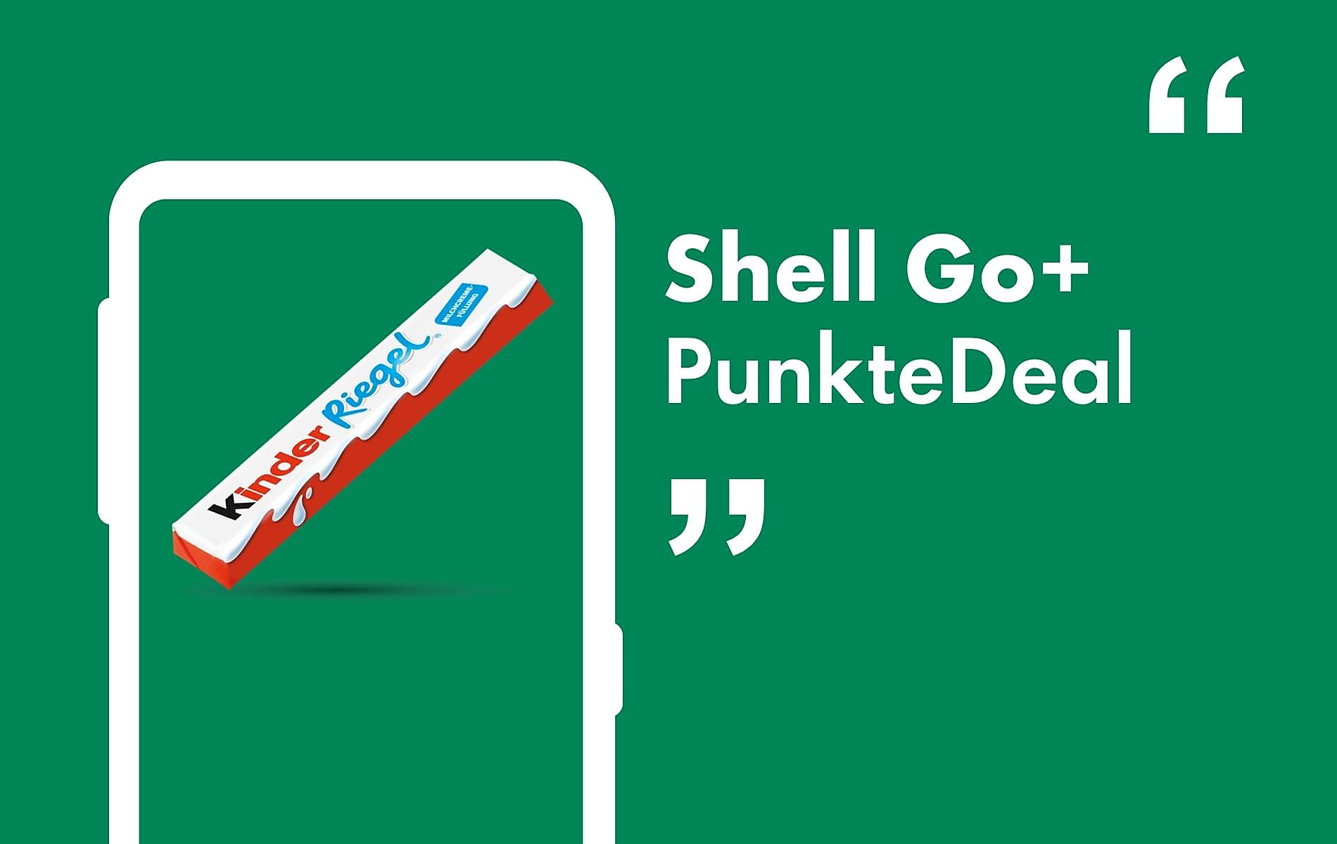 Shell Go+ Punktedeal: Kinderriegel um 50 Punkte