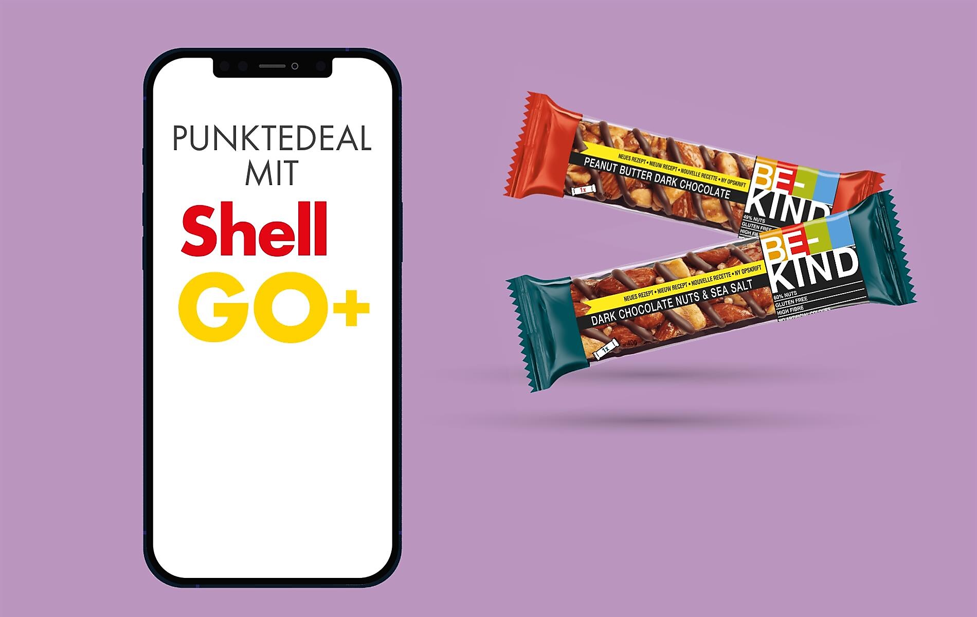 Shell Go+ Punktedeal: Be Kind Riegel um 250 Punkte