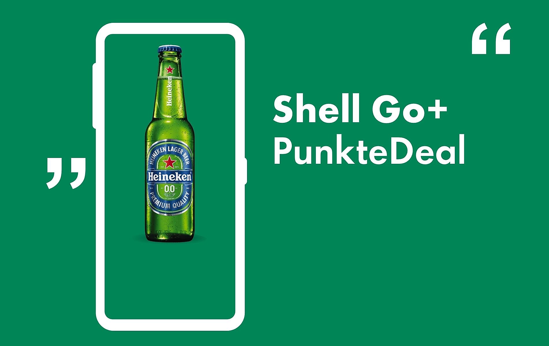 Shell Go+ Punktedeal: Heineken 0,33l um 180 Punkte