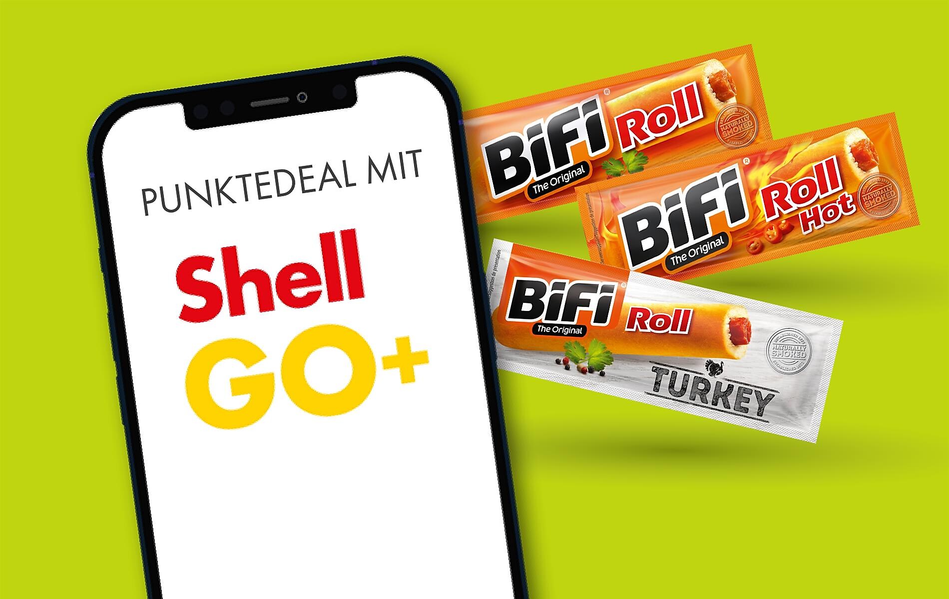 Shell Go+ Punktedeal: Bifi Roll um 150 Punkte